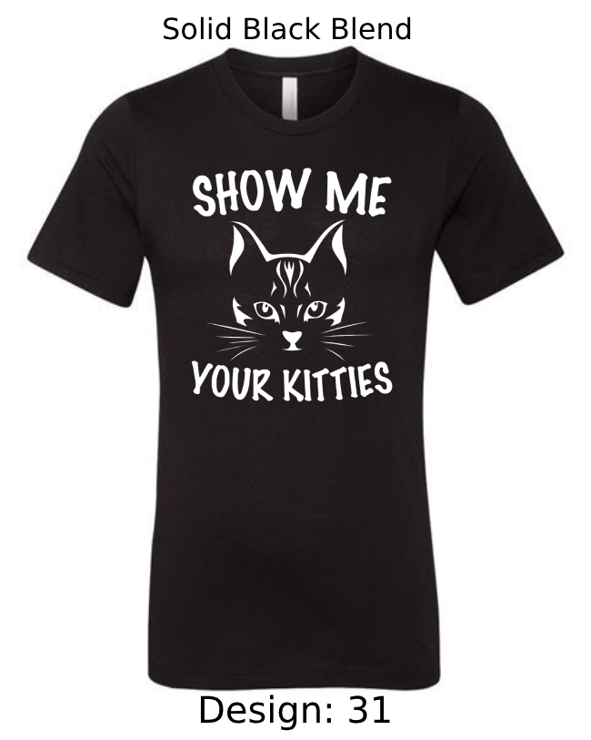 Shirts Men's Customized T-Shirts | Cat Themed Tee
