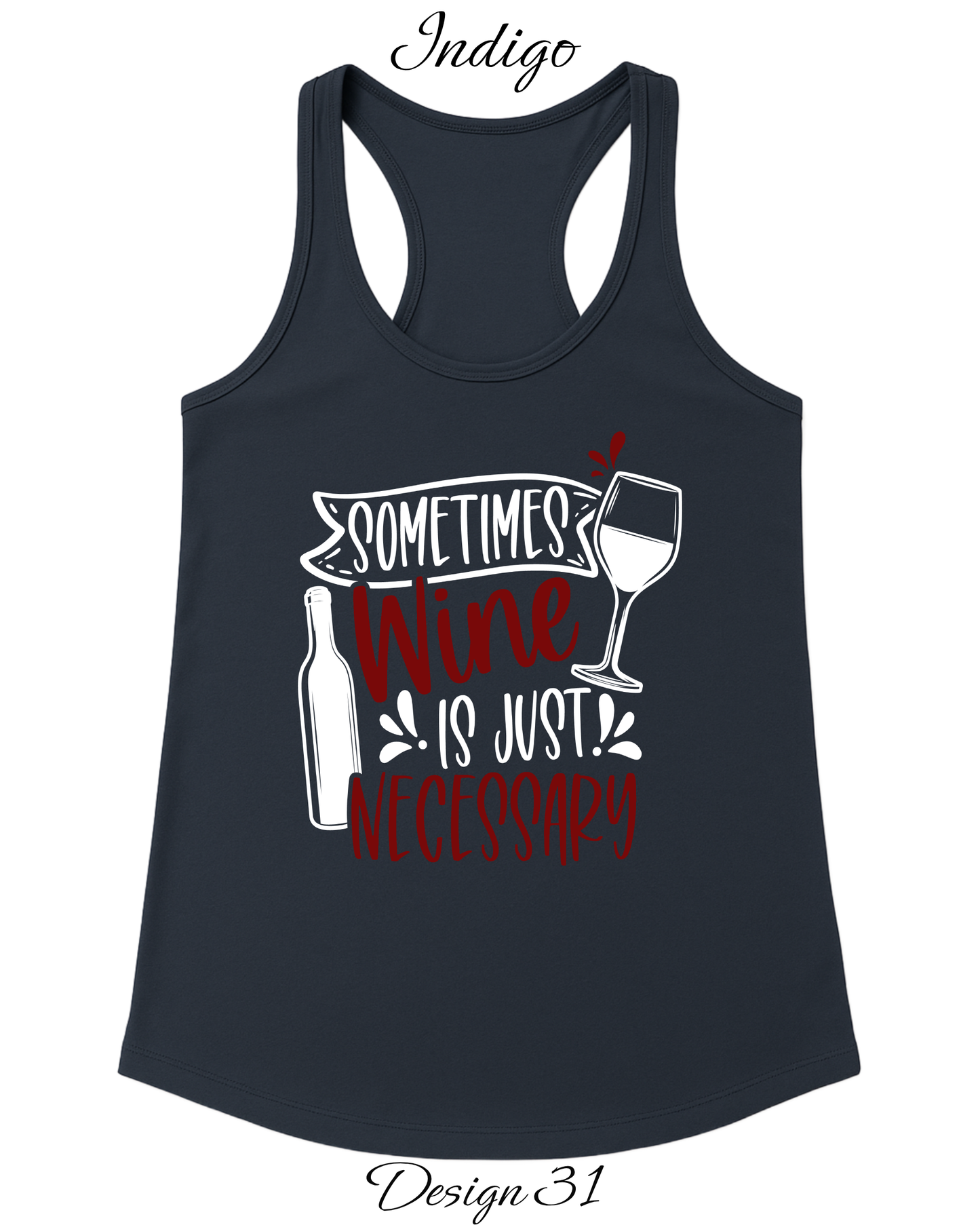 Custom Women's Tank Tops & Tees | Funny Wine Inspired Shirts