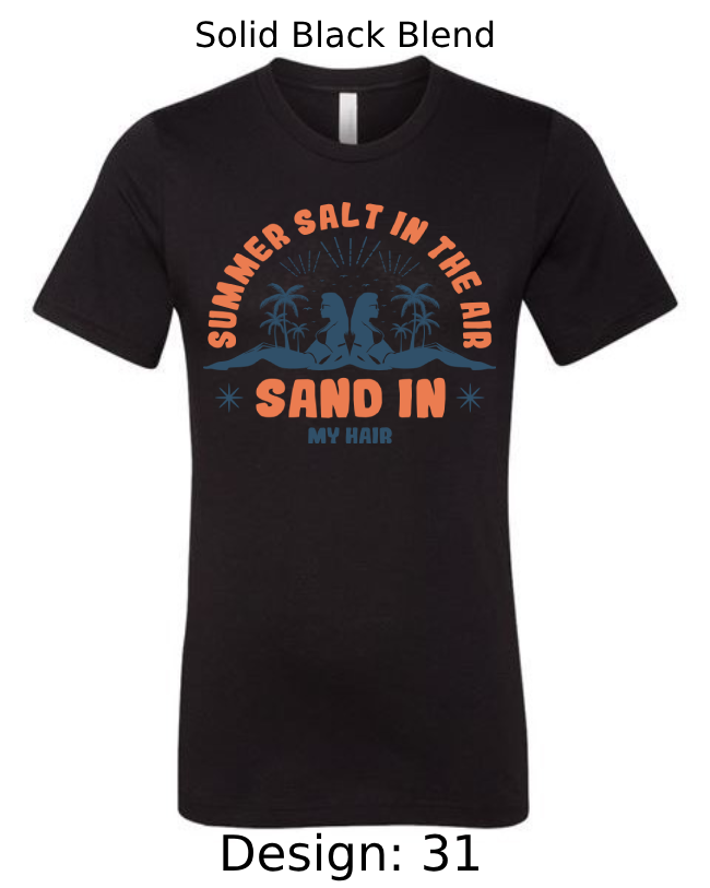 Shirts Men's Customized T-shirts | Summer, Surfing, & Sunshine Themed Tee