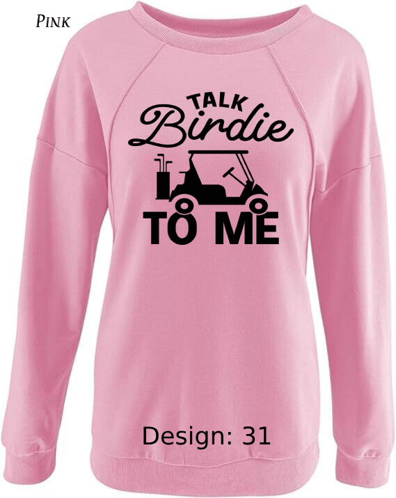 Sweatshirt Women's Golf Sweatshirt | Custom Sweatshirt