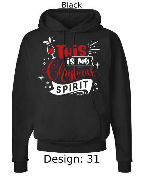 Unisex Christmas Funny Drinking Hoodie Sweatshirt | Custom Hoodie