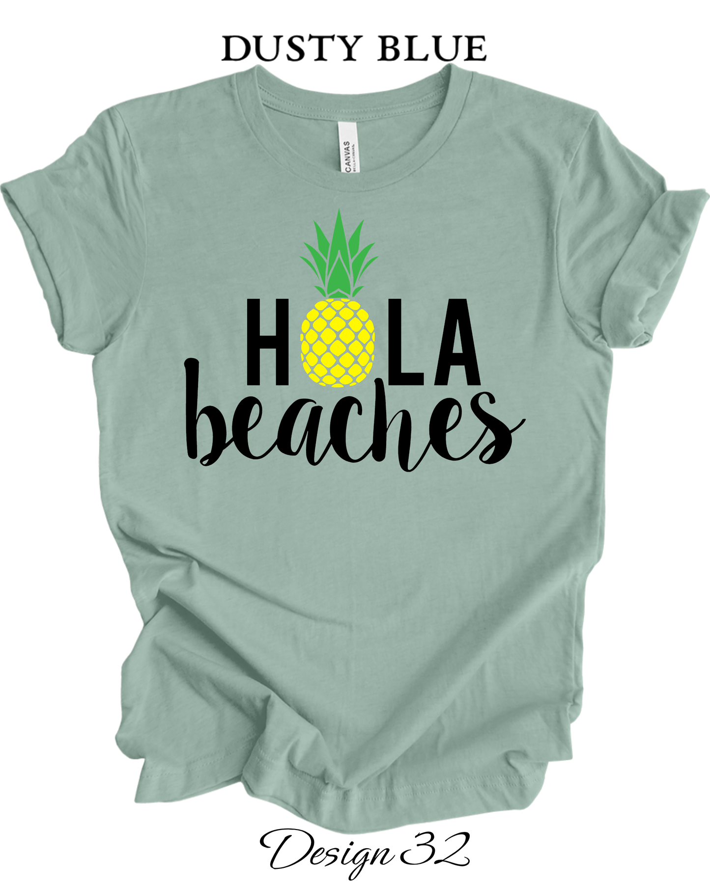 Custom Tee Unisex Crew Neck T-Shirts | Beach Inspired Tee