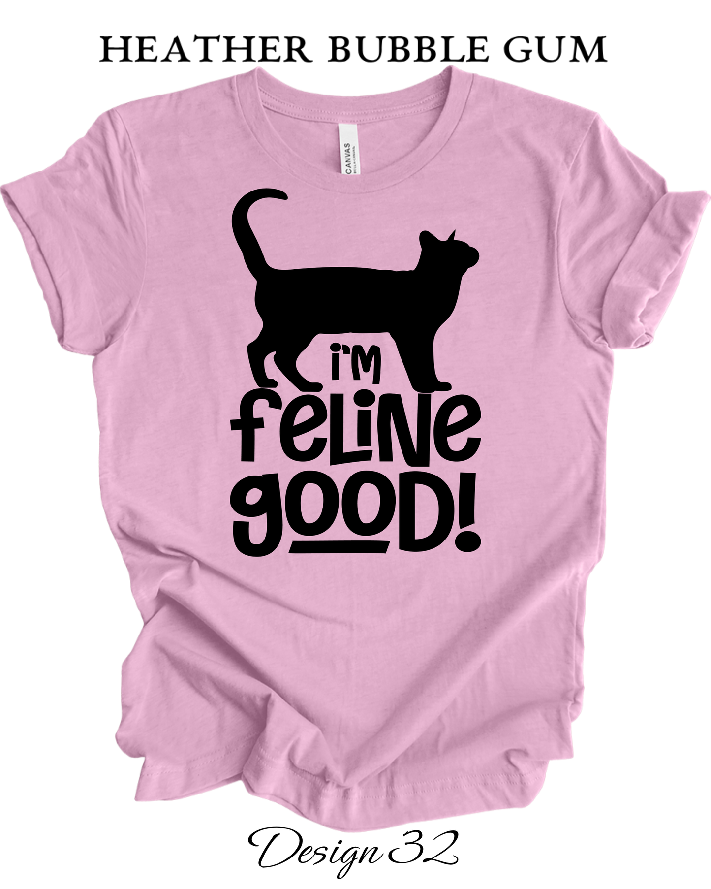 Custom Tee Unisex Crew Neck T-Shirts  | Cat Inspired Tee