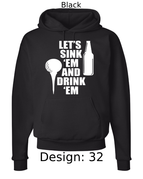 Unisex Golf Hoodie Sweatshirt | Custom Hoodie