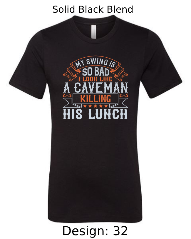 Shirts Men's Customized T-Shirts | Golf Themed Tee
