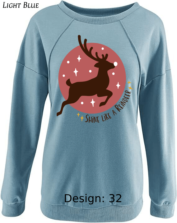 Sweatshirt Women's Christmas Funny & Cute Sweatshirt | Custom Sweatshirt