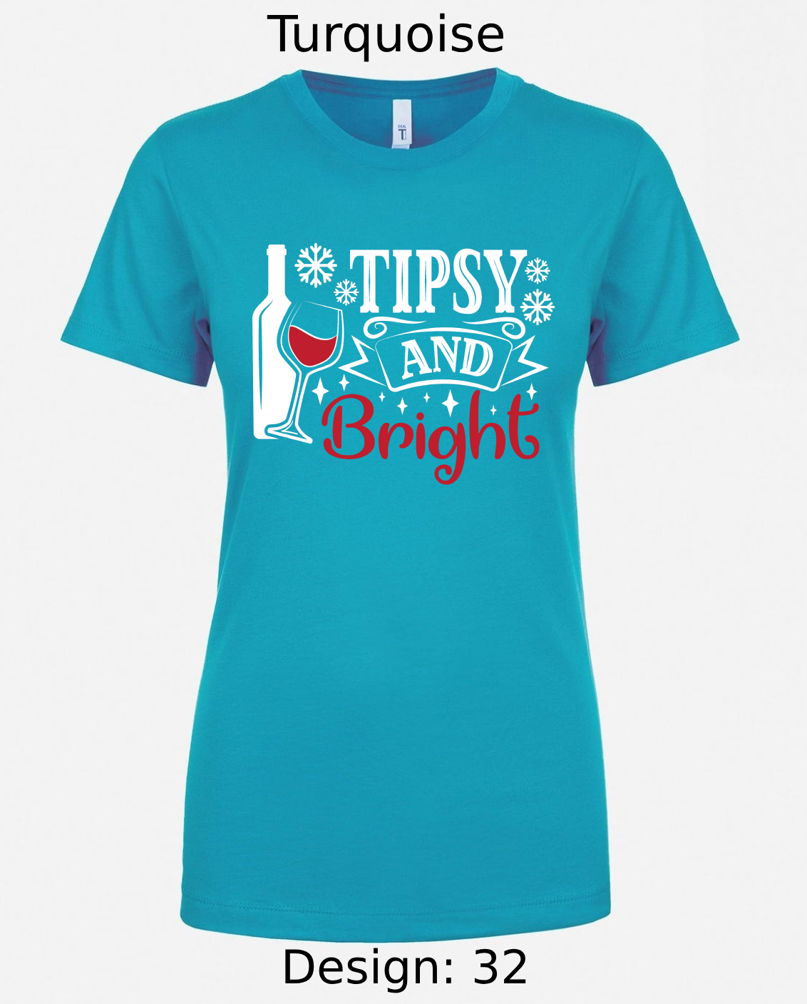 Shirts Women's Customized Tank Tops & Shirts | Christmas Funny Drinking Themed Tee