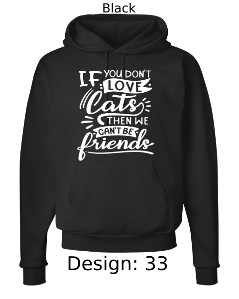 Unisex Cat Hoodie Sweatshirt | Custom Hoodie