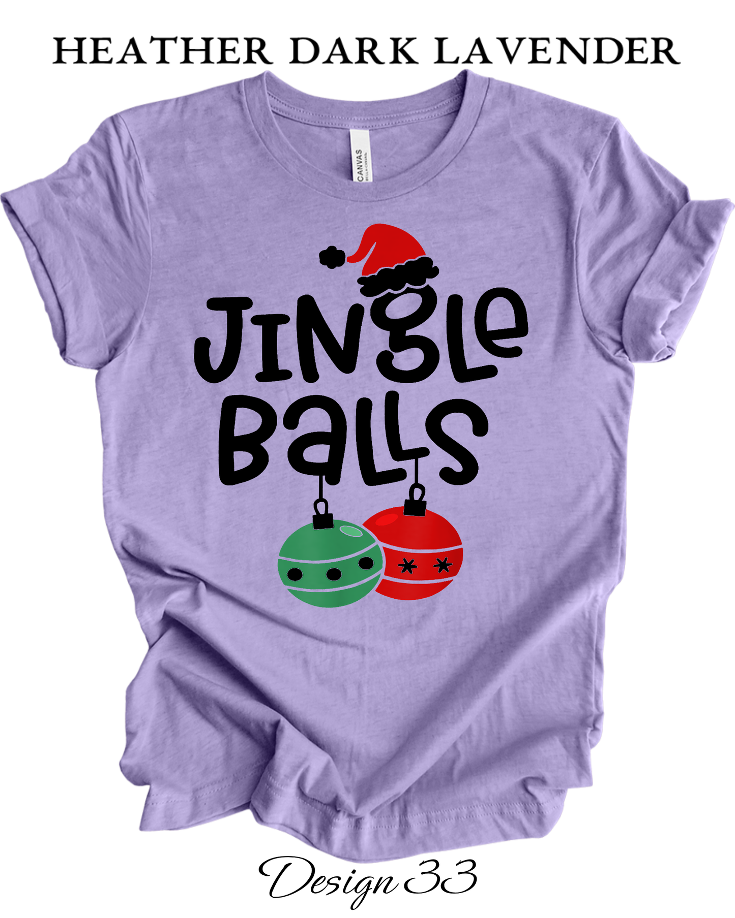 Custom Tee Unisex Crew Neck T-Shirts | Christmas Jingle Balls & Tinsel Tits Inspired Tee