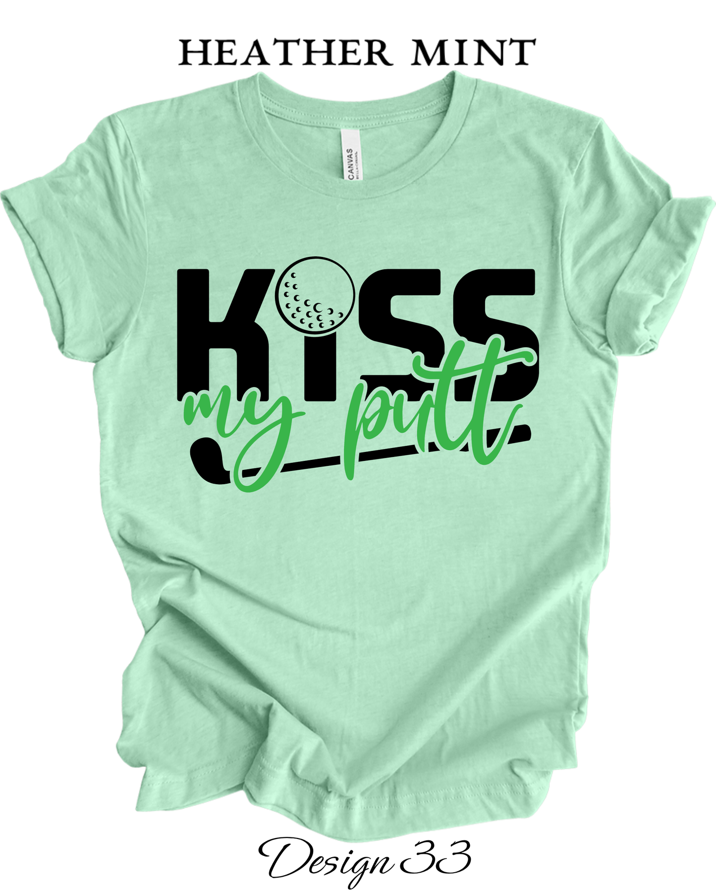 Custom Tee Unisex Crew Neck T-shirts | Golf Inspired Tees