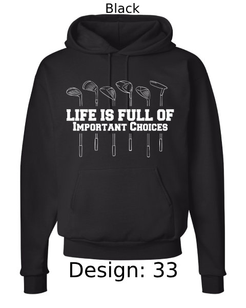 Unisex Golf Hoodie Sweatshirt | Custom Hoodie