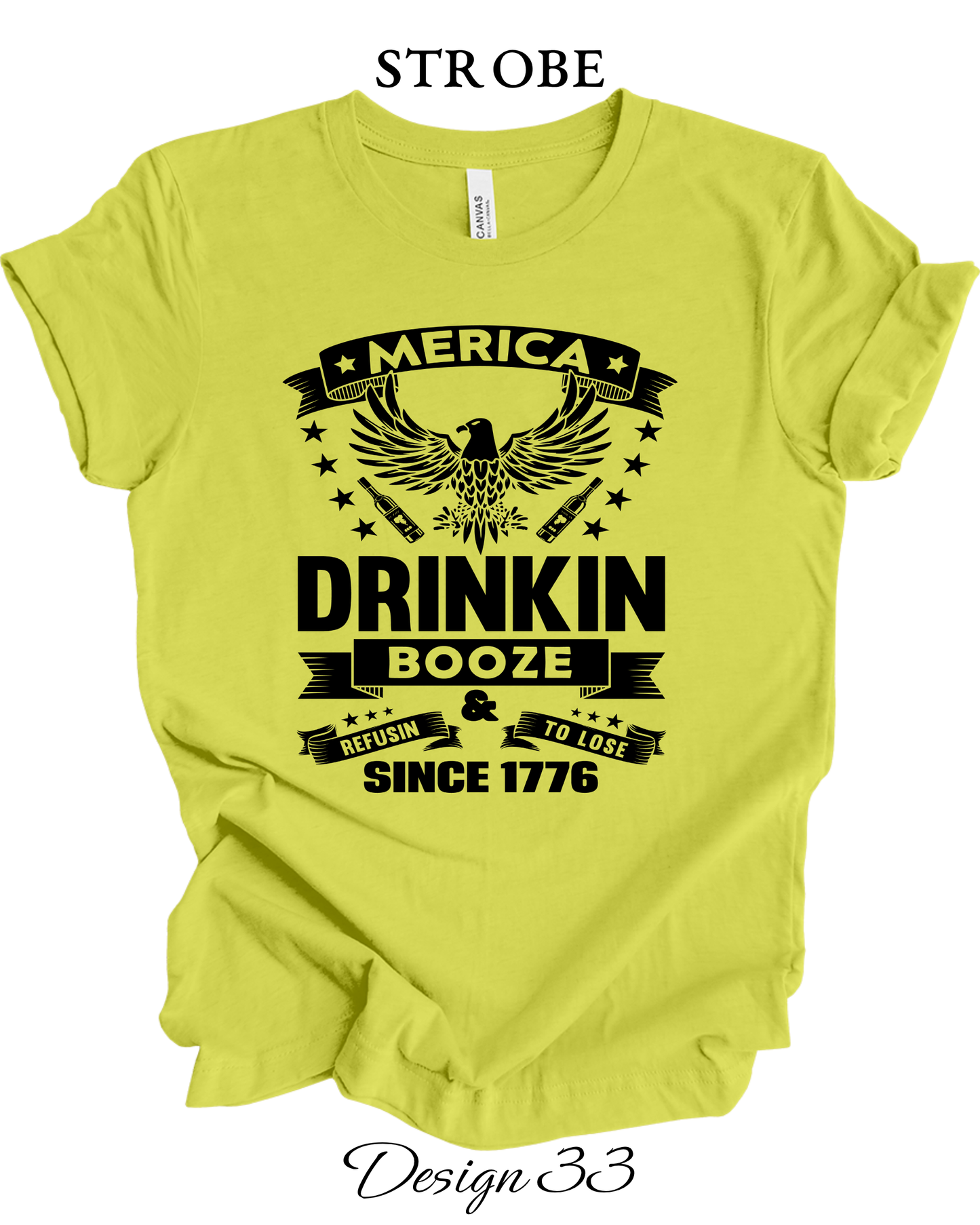 Custom Tee Unisex Crew Neck T-shirts | Patriotic Inspired Tee