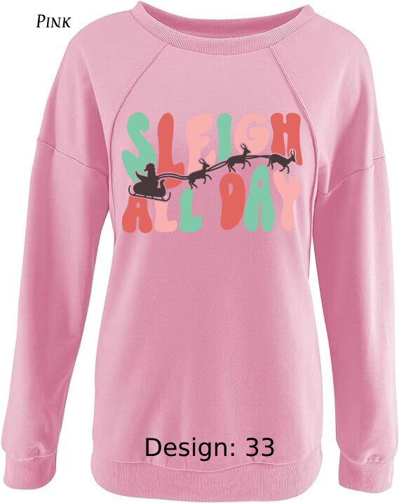 Sweatshirt Women's Christmas Funny & Cute Sweatshirt | Custom Sweatshirt
