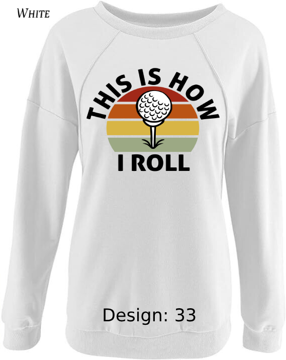 Sweatshirt Women's Golf Sweatshirt | Custom Sweatshirt