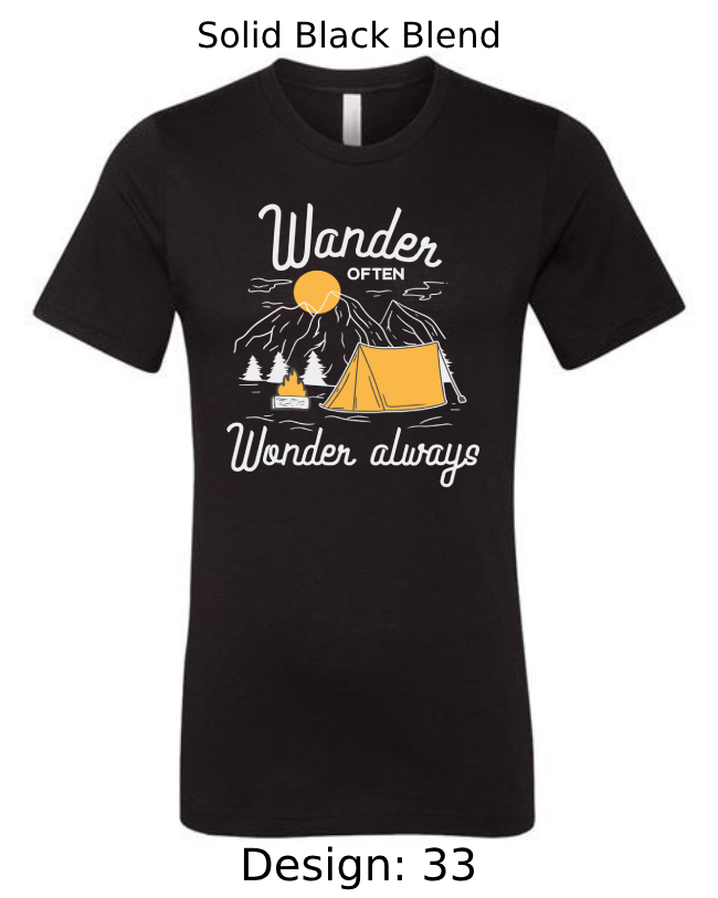 Shirts Men's Customized T-Shirts | Camping Themed Tee