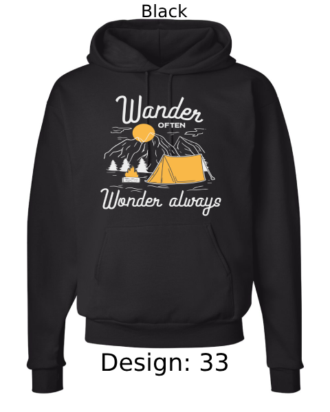 Unisex Camping Hoodie Sweatshirt | Custom Hoodie