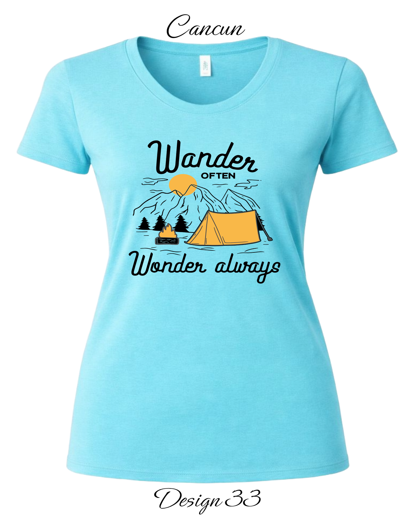 Custom Women's Tank Tops & Tees | Camping, Hiking, & Wilderness Inspired Tee