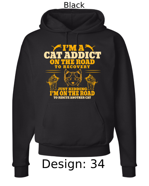 Unisex Cat Hoodie Sweatshirt | Custom Hoodie