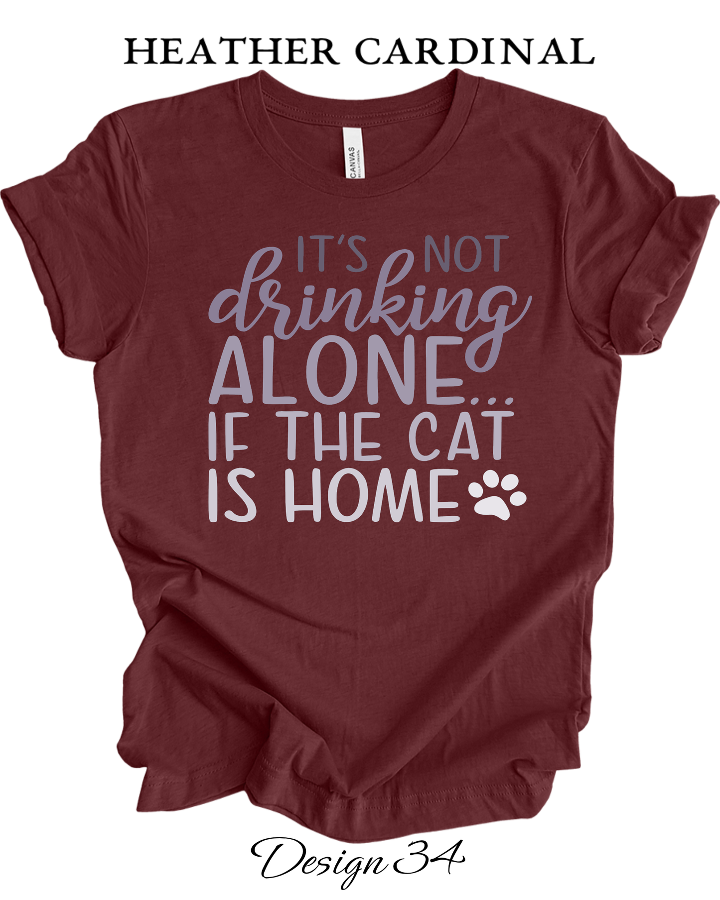 Custom Tee Unisex Crew Neck T-Shirts  | Cat Inspired Tee