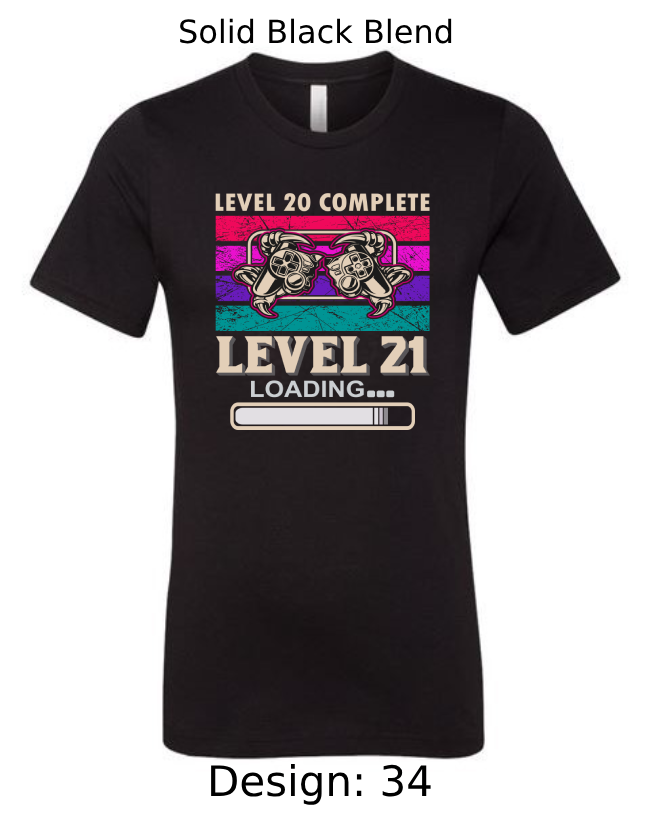 Shirts Men's Customized T-Shirts | Video Gaming Themed Tee