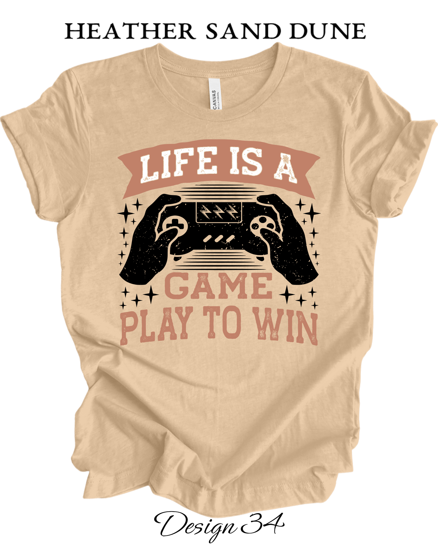 Custom Tee Unisex Crew Neck T-shirts | Video Gaming Inspired Tee