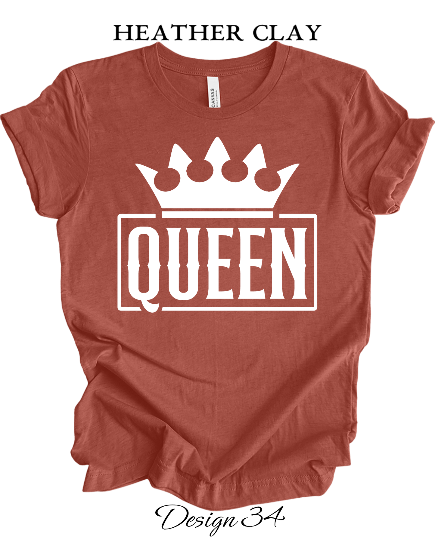 Custom Tee Unisex Crew Neck T-shirts | His & Hers Couples Matching Shirts