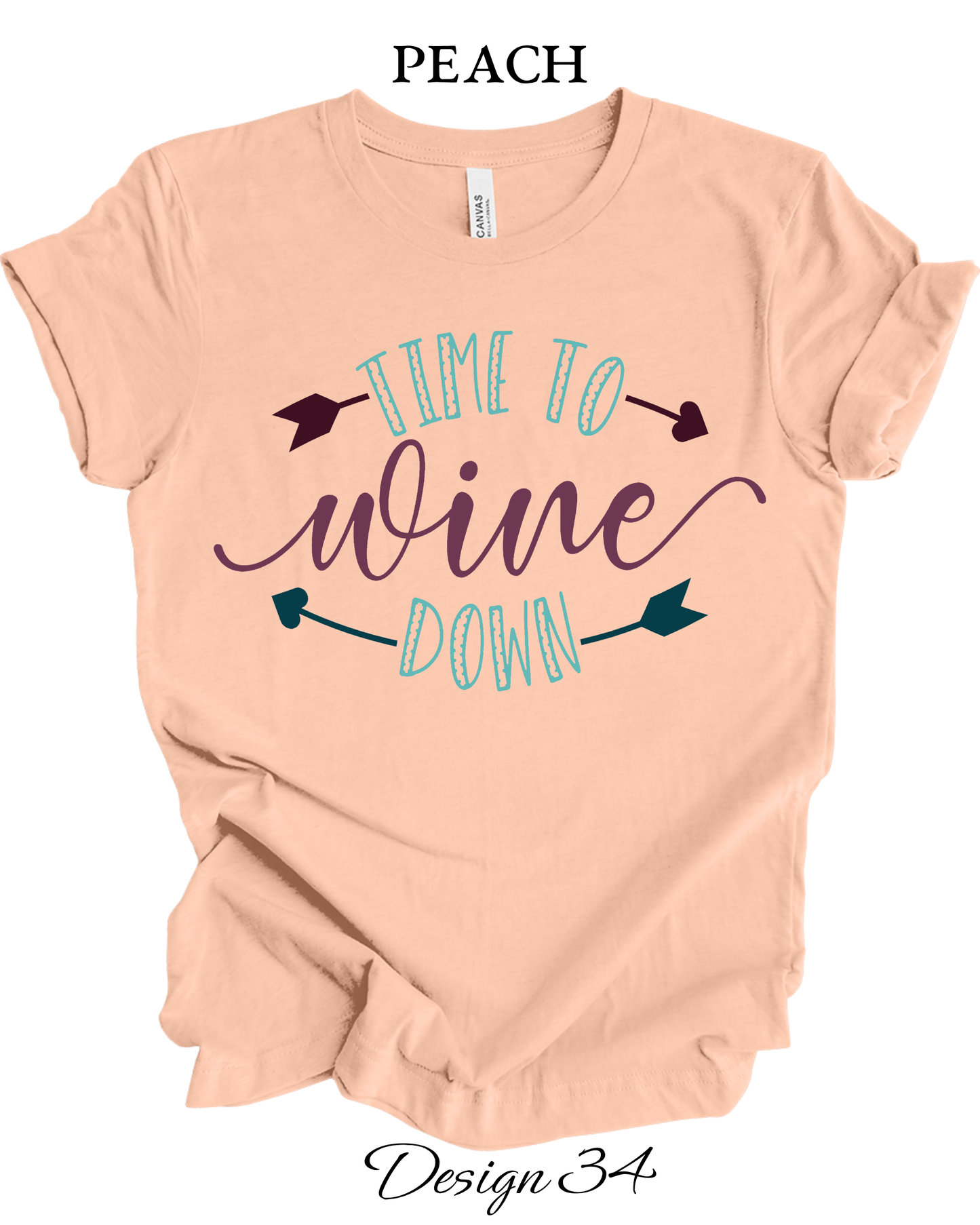 Custom Tee Unisex Crew Neck T-Shirts | Funny Wine Inspired Tee