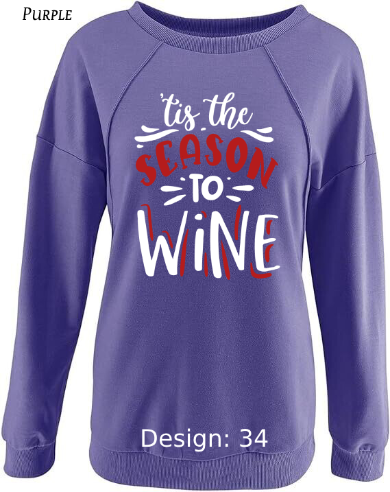 Sweatshirt Women's Christmas Funny Drinking Sweatshirt | Custom Sweatshirt