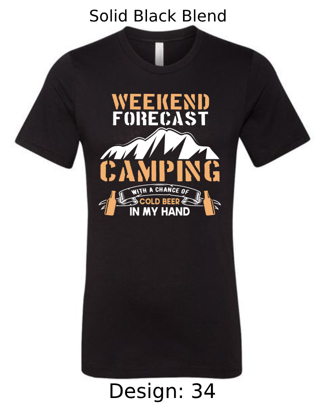 Shirts Men's Customized T-Shirts | Camping Themed Tee