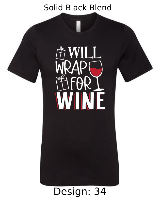 Shirts Men's Customized T-Shirts | Christmas Funny Drinking Themed Tee