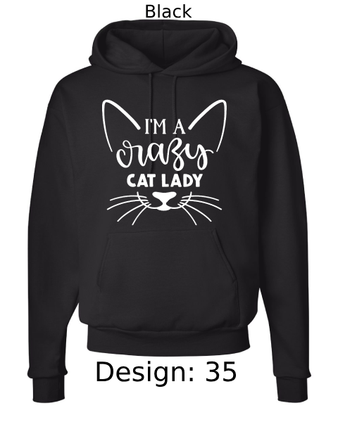 Unisex Cat Hoodie Sweatshirt | Custom Hoodie