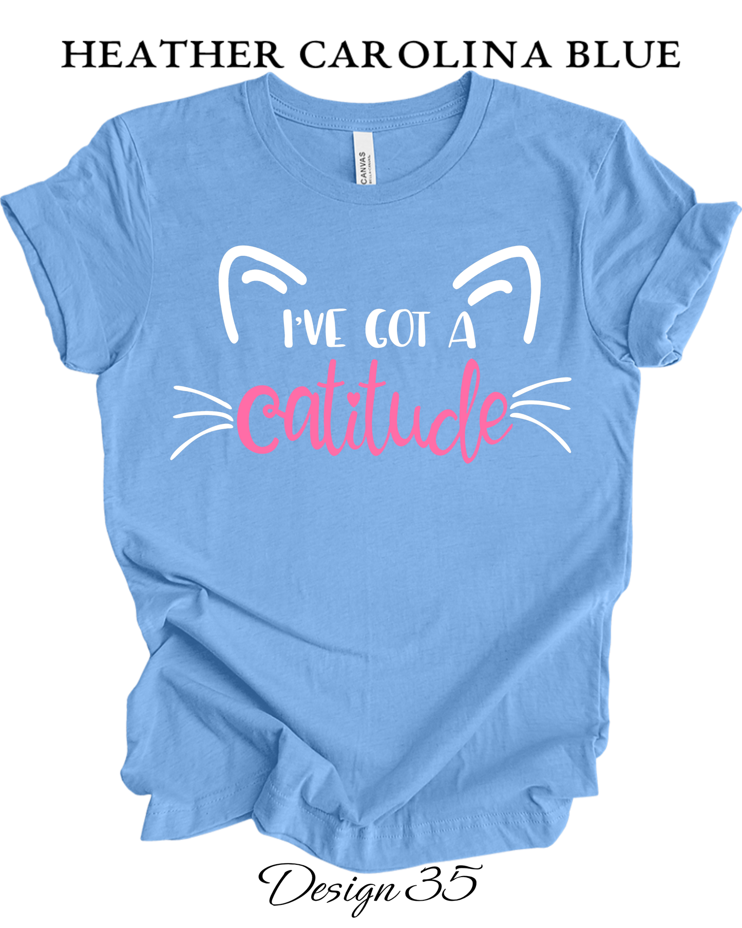 Custom Tee Unisex Crew Neck T-Shirts  | Cat Inspired Tee