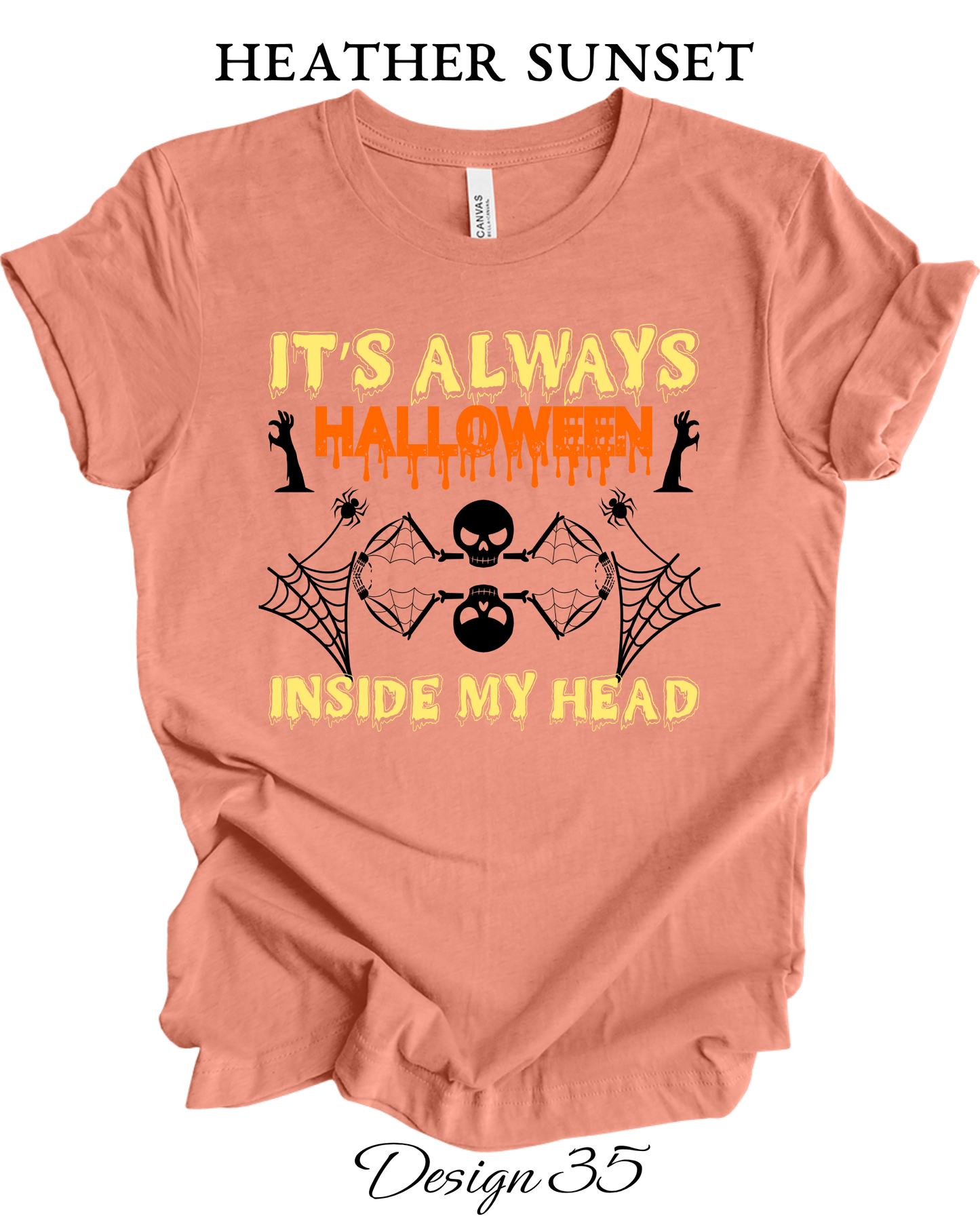 Custom Tee Unisex Crew Neck T-shirts | Halloween Inspired Tee