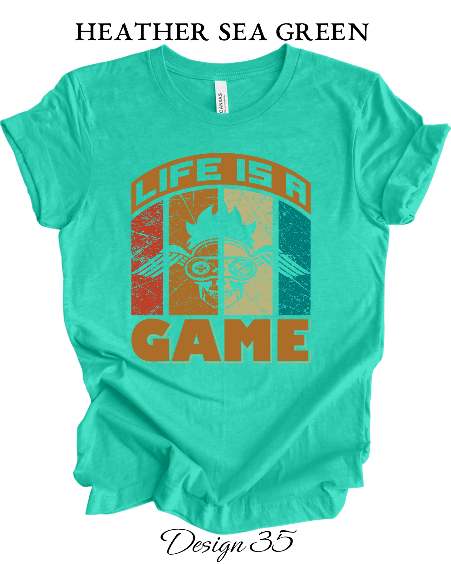 Custom Tee Unisex Crew Neck T-shirts | Video Gaming Inspired Tee