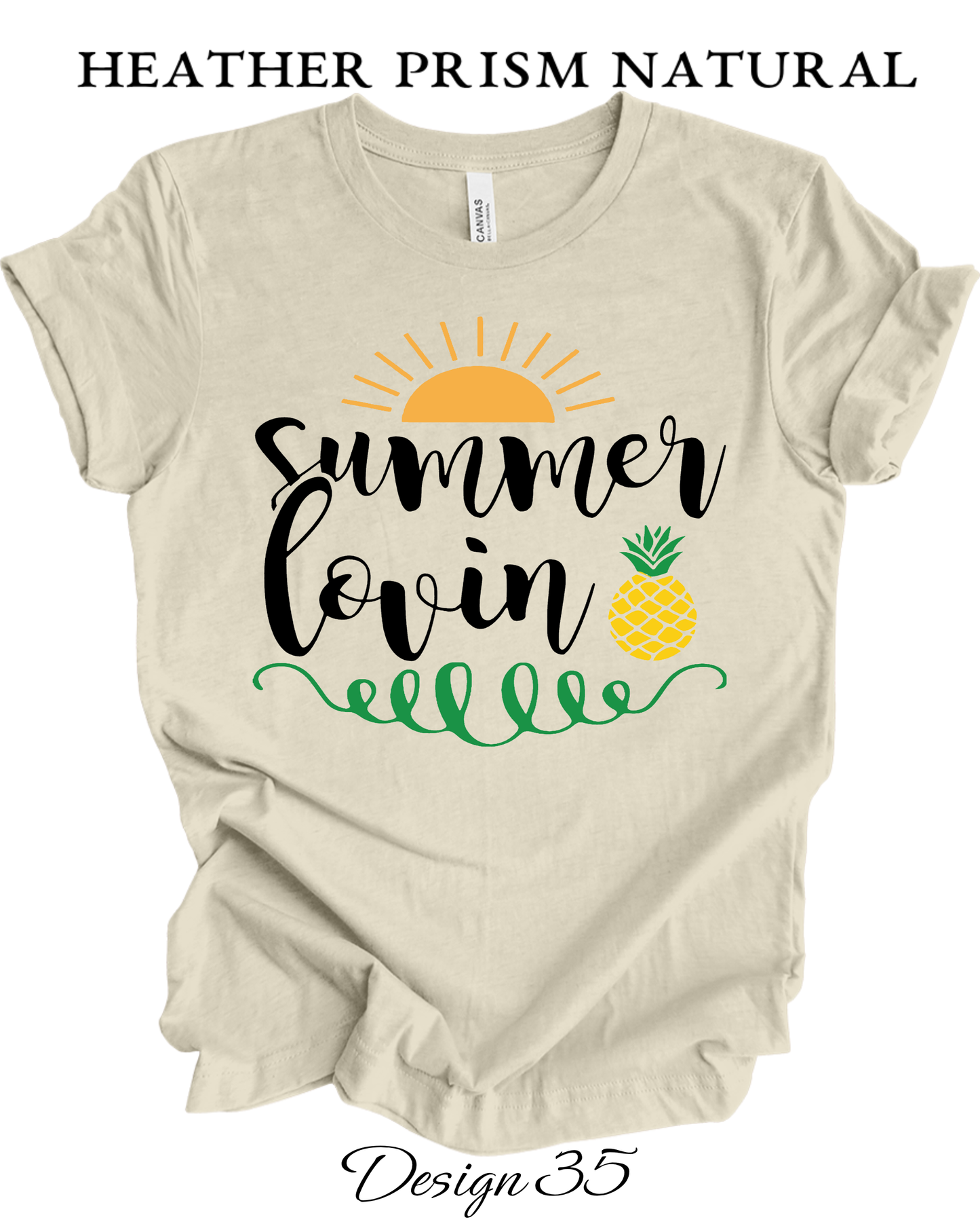Custom Tee Unisex Crew Neck T-Shirts | Summer, Surfing, & Sunshine Inspired Tee