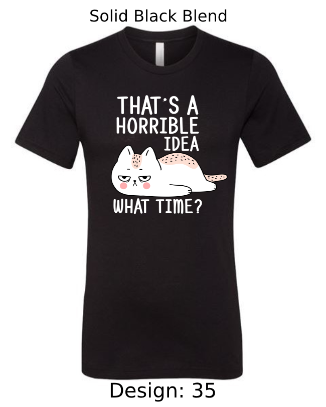 Shirts Men's Customized T-Shirts | Cat Themed Tee