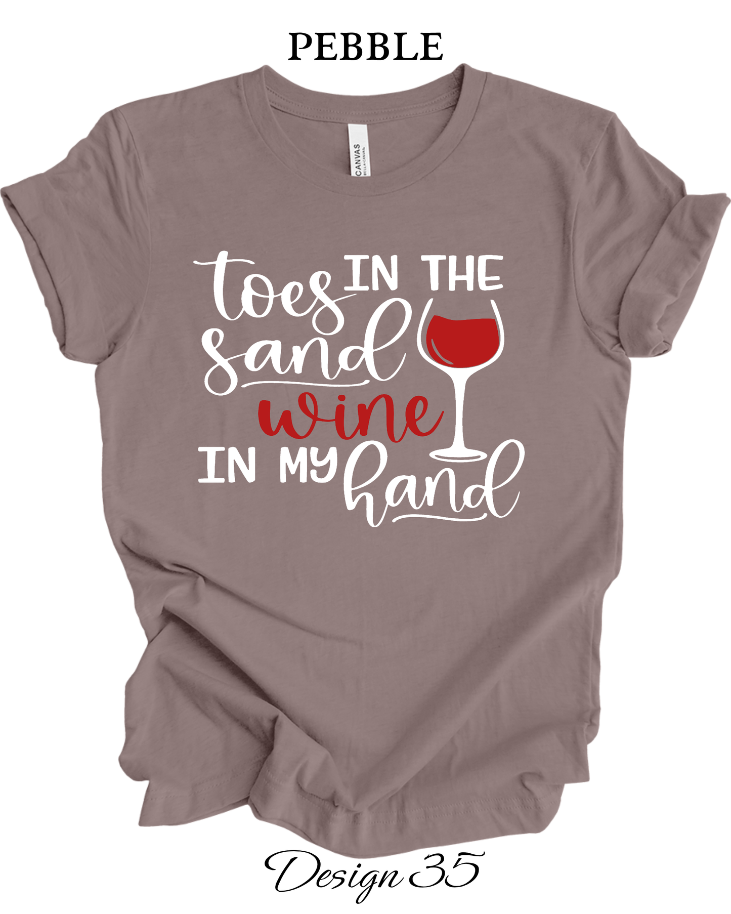 Custom Tee Unisex Crew Neck T-Shirts | Funny Wine Inspired Tee