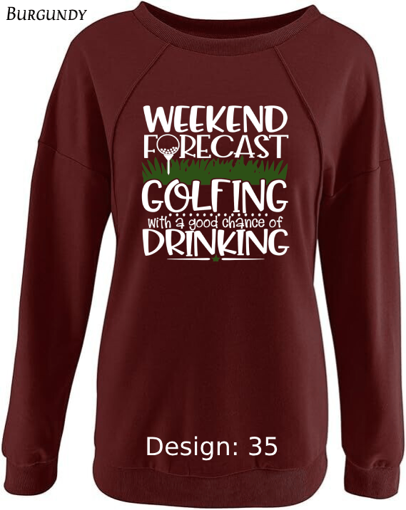 Sweatshirt Women's Golf Sweatshirt | Custom Sweatshirt