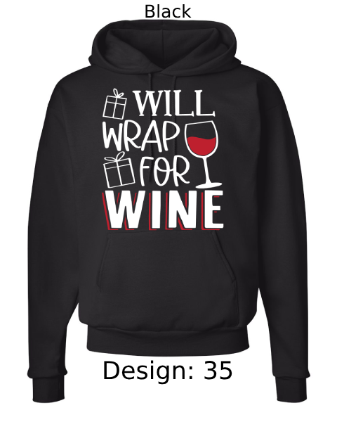 Unisex Christmas Funny Drinking Hoodie Sweatshirt | Custom Hoodie