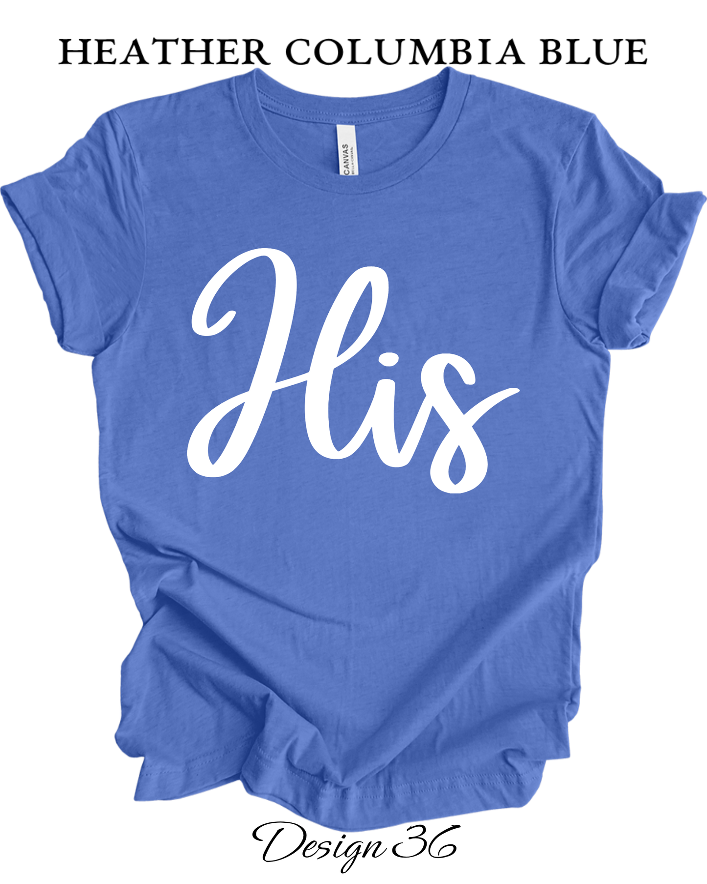 Custom Tee Unisex Crew Neck T-shirts | His & Hers Couples Matching Shirts