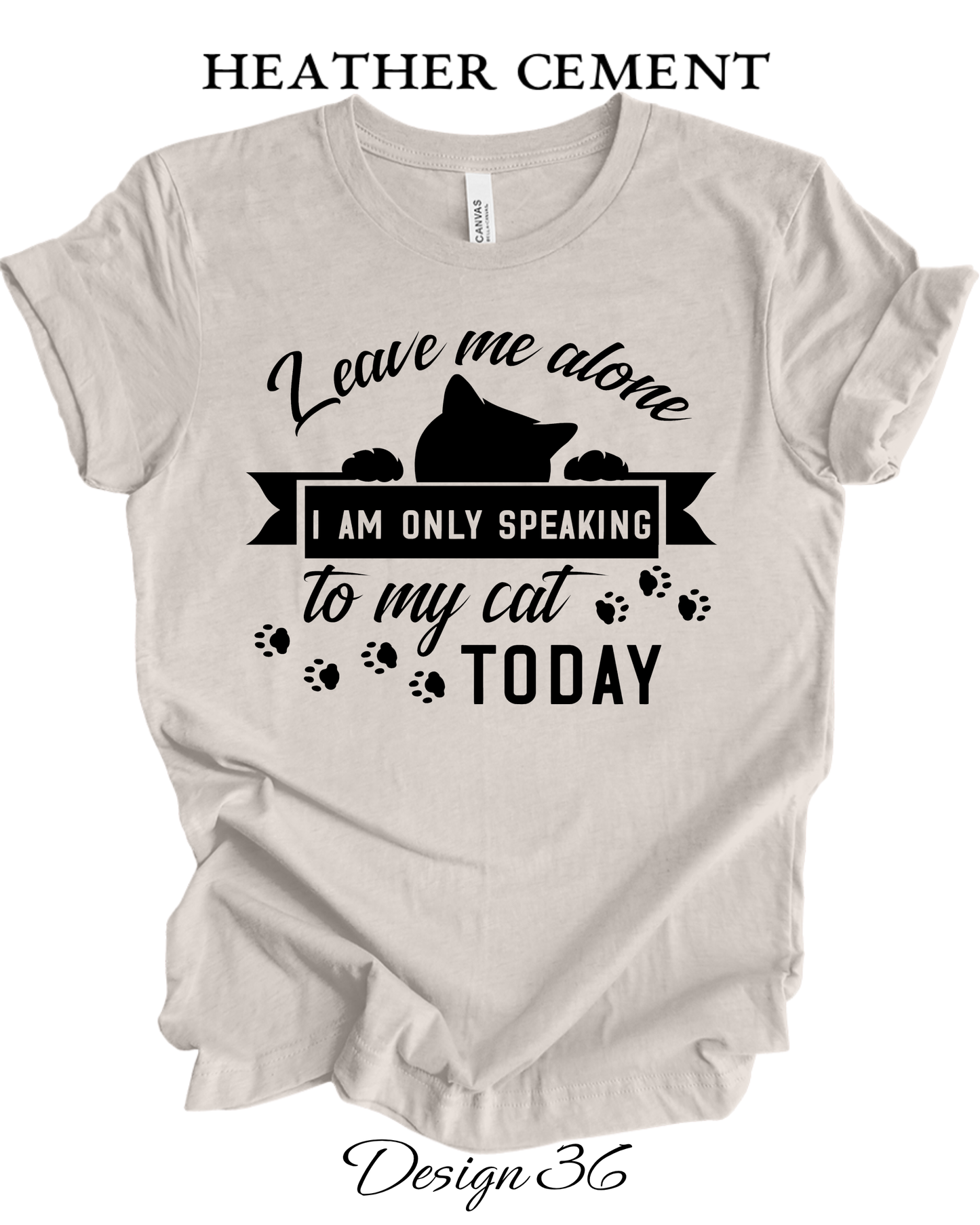 Custom Tee Unisex Crew Neck T-Shirts  | Cat Inspired Tee