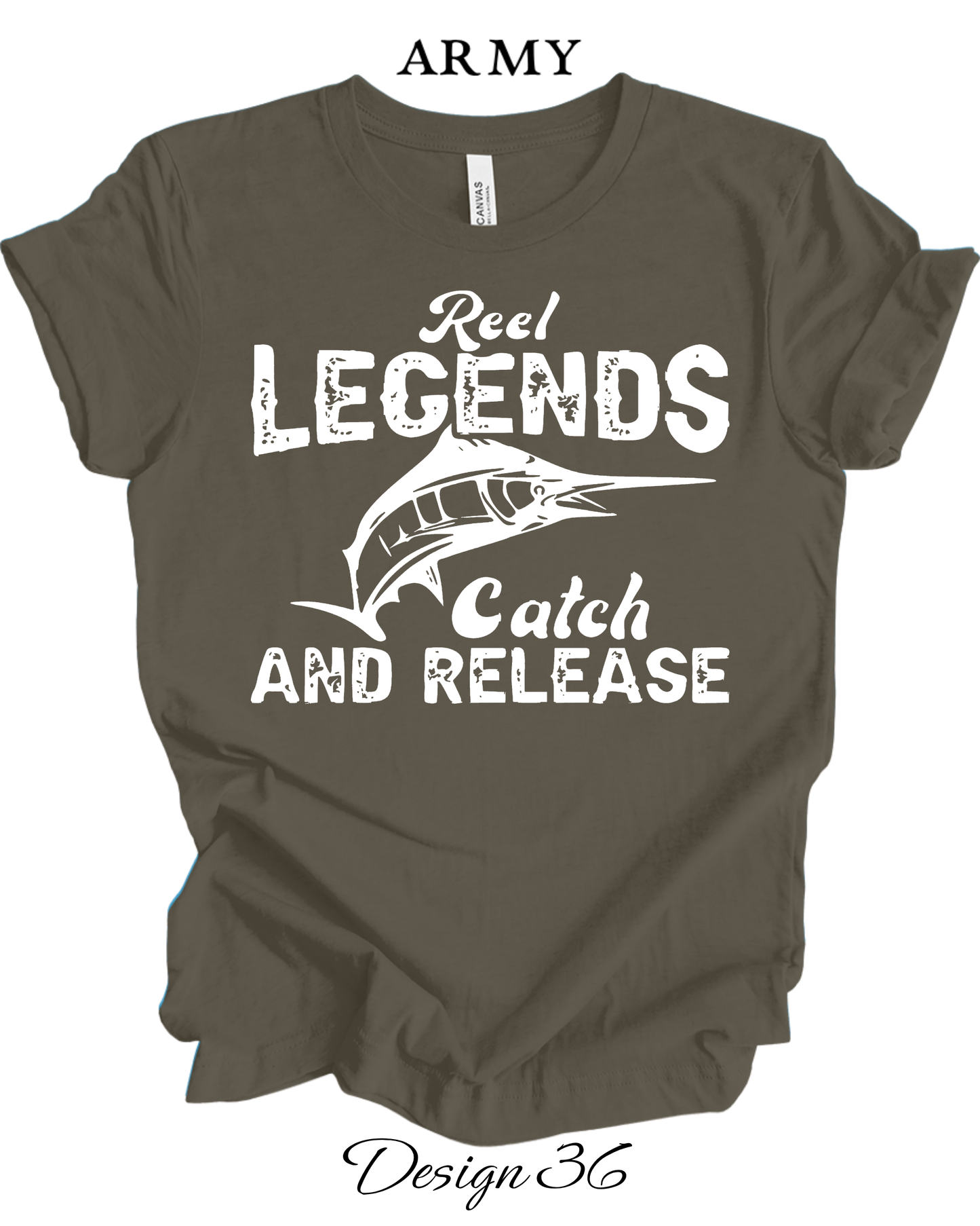 Custom Tee Unisex Crew Neck T-Shirts | Fishing Inspired Tees