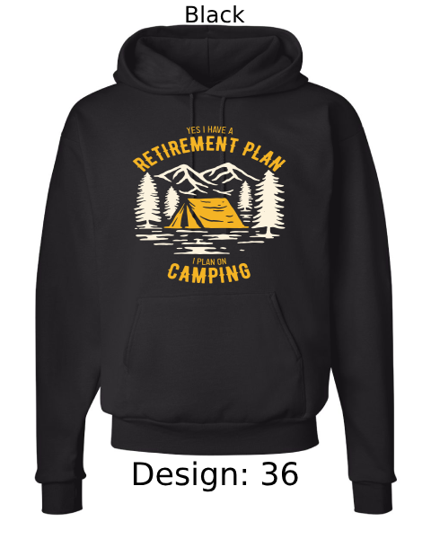 Unisex Camping Hoodie Sweatshirt | Custom Hoodie