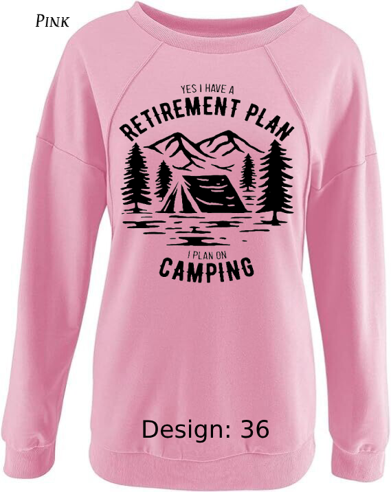 Sweatshirt Women's Camping Sweatshirt | Custom Sweatshirt