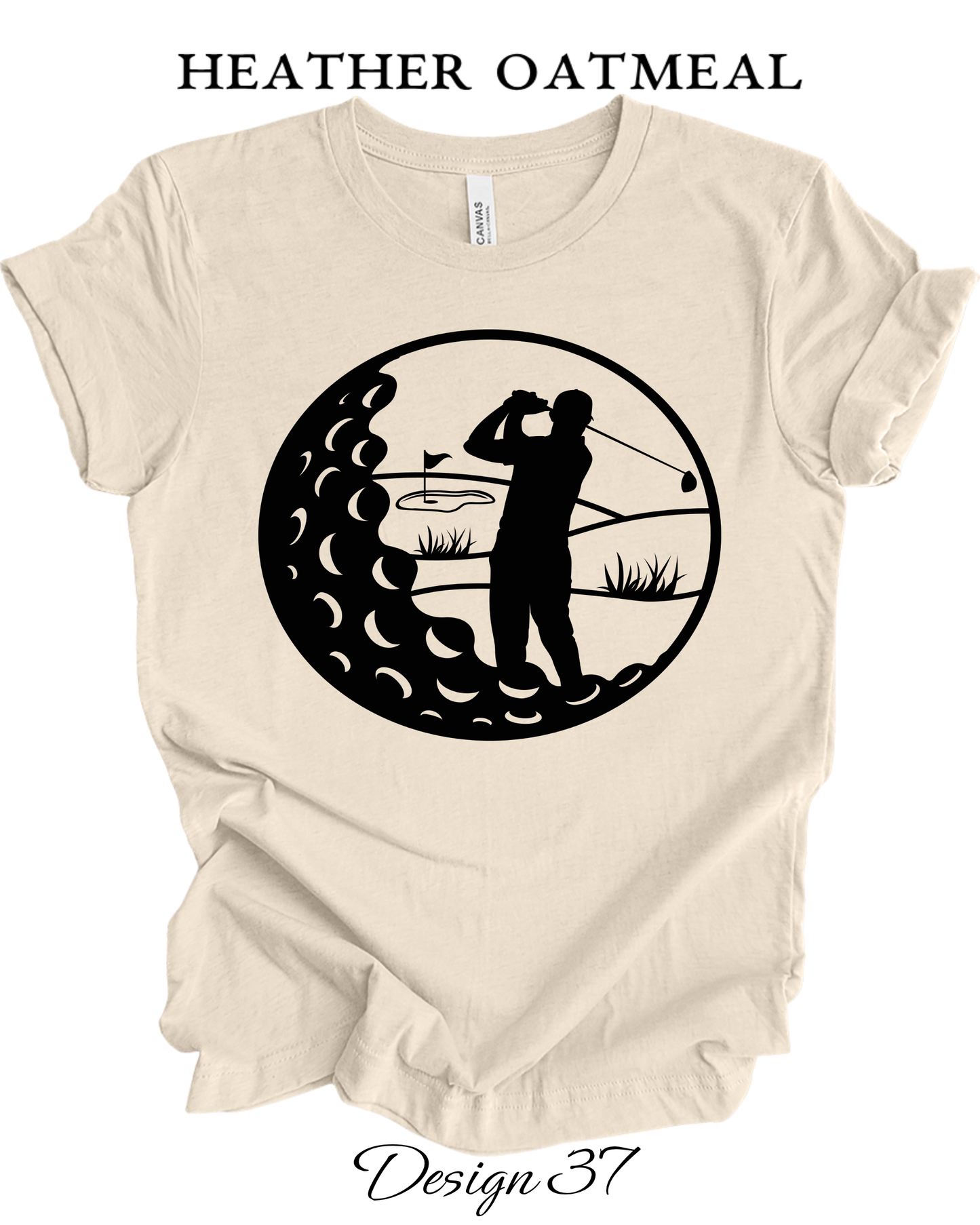 Custom Tee Unisex Crew Neck T-shirts | Golf Inspired Tees
