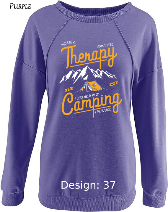 Sweatshirt Women's Camping Sweatshirt | Custom Sweatshirt