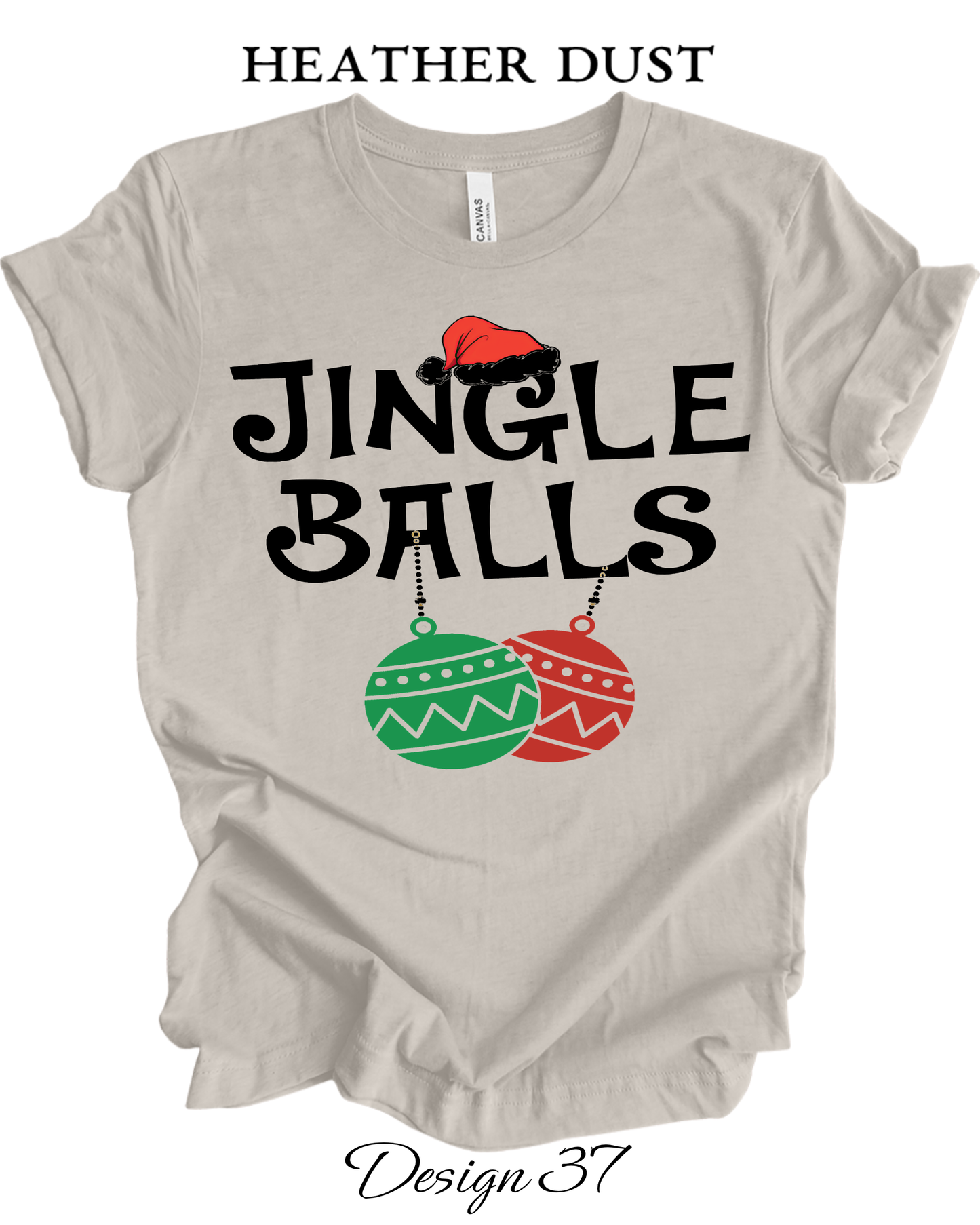 Custom Tee Unisex Crew Neck T-Shirts | Christmas Jingle Balls & Tinsel Tits Inspired Tee
