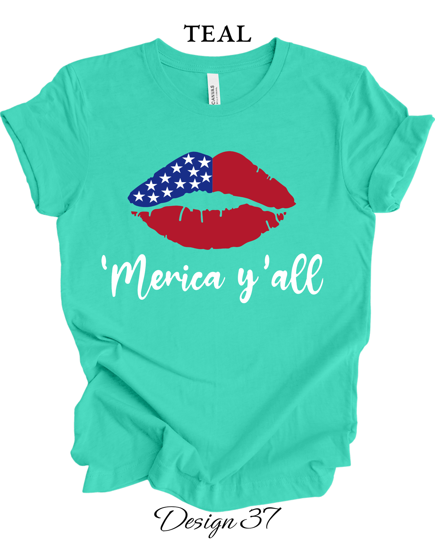 Custom Tee Unisex Crew Neck T-shirts | Patriotic Inspired Tee