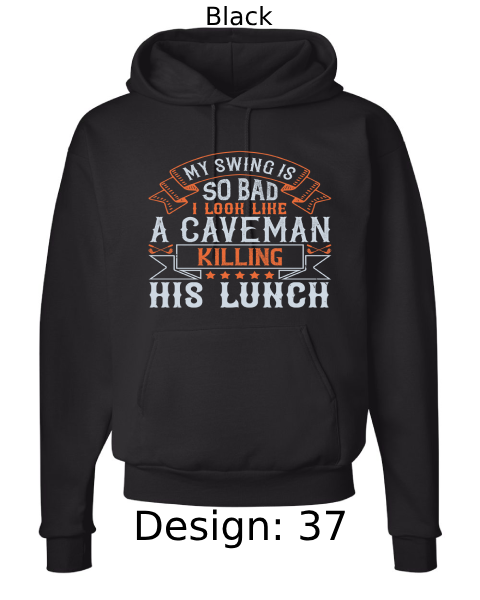 Unisex Golf Hoodie Sweatshirt | Custom Hoodie