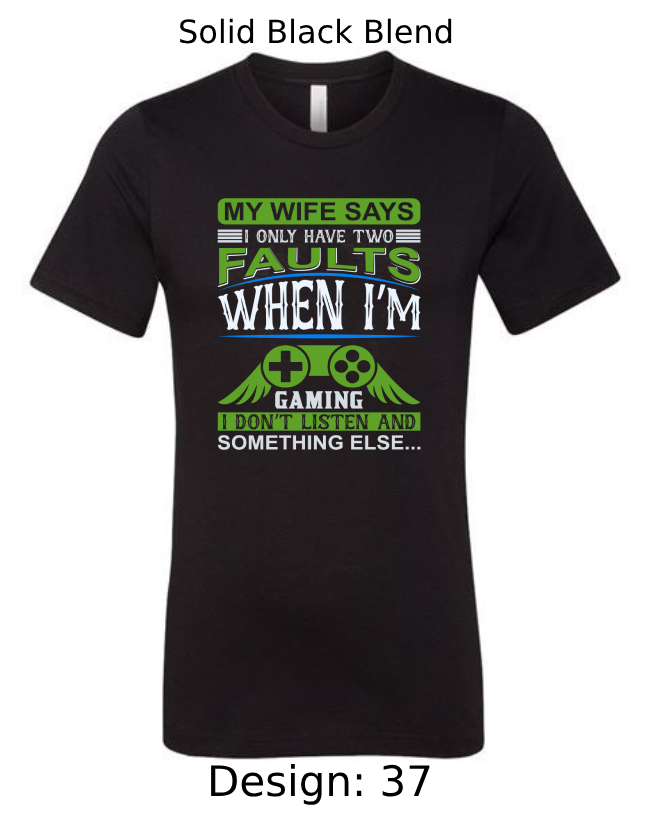 Shirts Men's Customized T-Shirts | Video Gaming Themed Tee